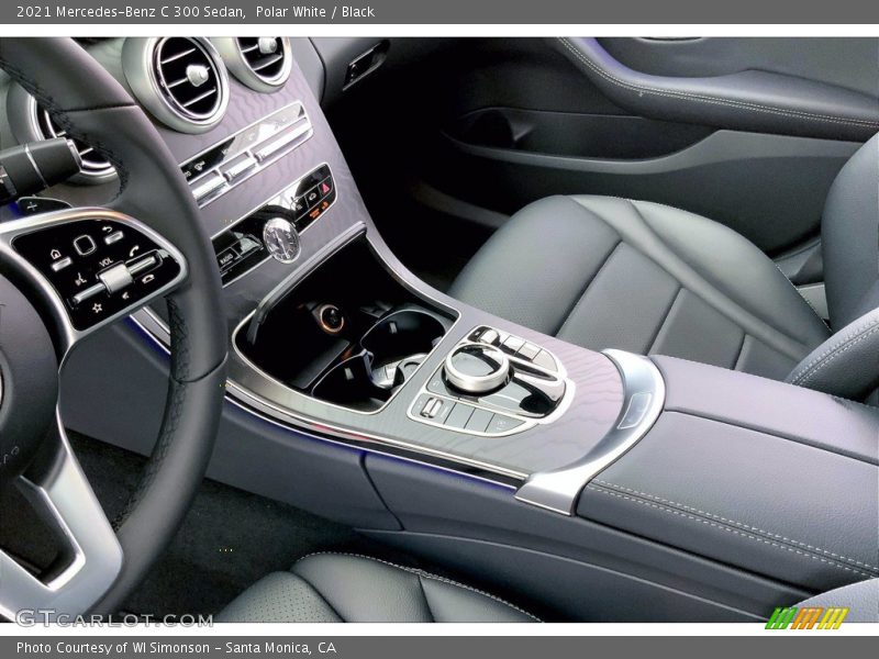 Polar White / Black 2021 Mercedes-Benz C 300 Sedan