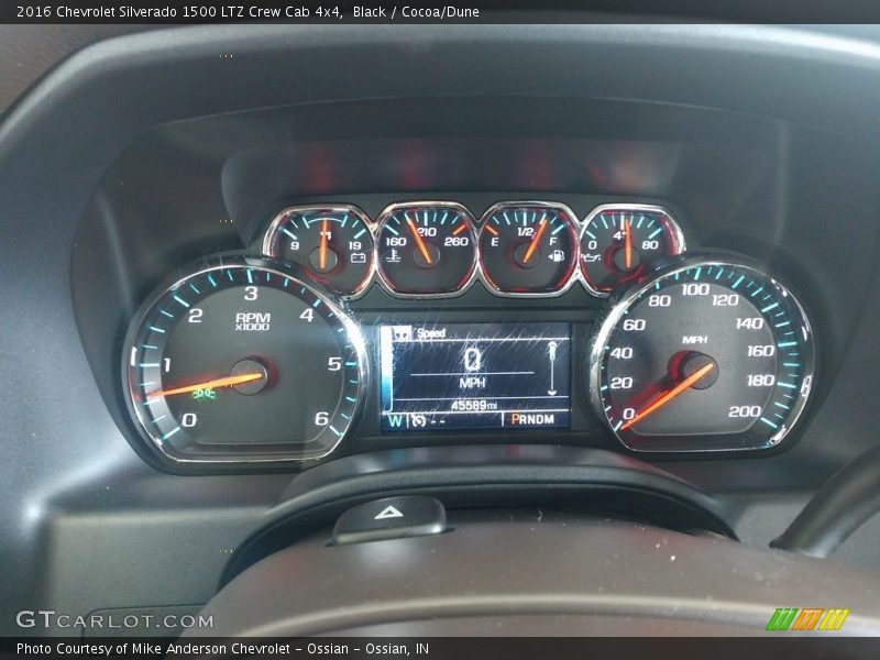  2016 Silverado 1500 LTZ Crew Cab 4x4 LTZ Crew Cab 4x4 Gauges