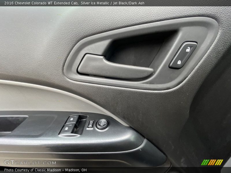 Silver Ice Metallic / Jet Black/Dark Ash 2016 Chevrolet Colorado WT Extended Cab