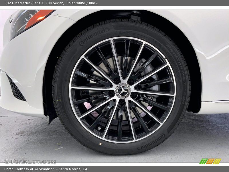 Polar White / Black 2021 Mercedes-Benz C 300 Sedan