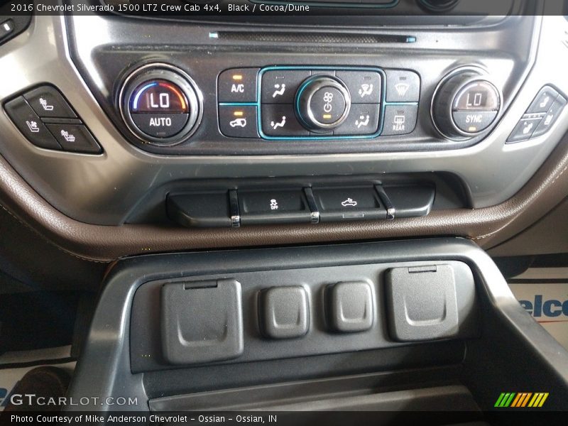 Controls of 2016 Silverado 1500 LTZ Crew Cab 4x4
