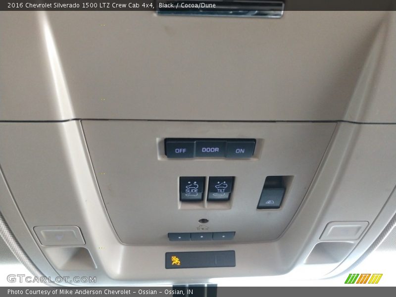 Controls of 2016 Silverado 1500 LTZ Crew Cab 4x4