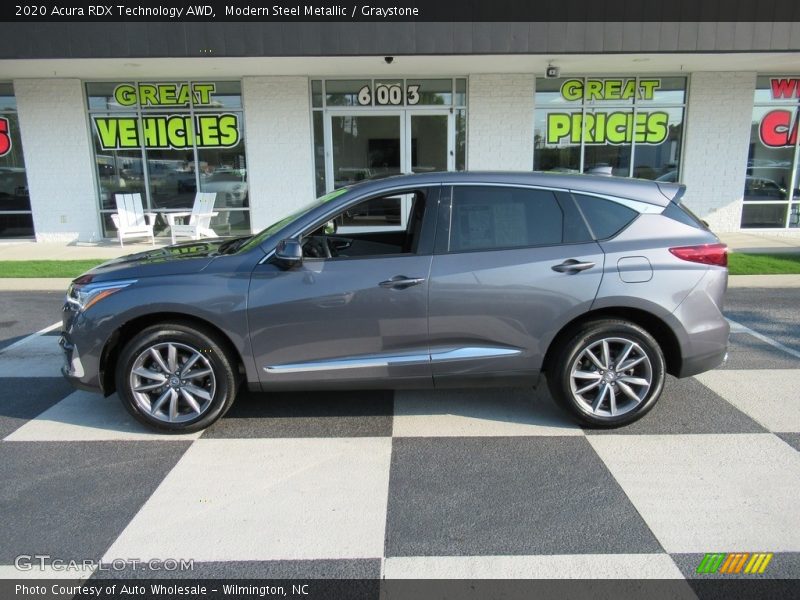 Modern Steel Metallic / Graystone 2020 Acura RDX Technology AWD