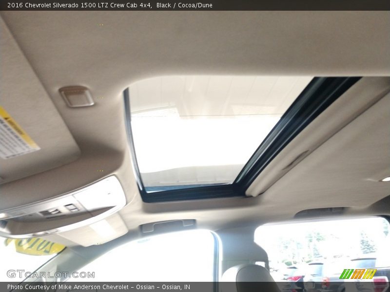 Sunroof of 2016 Silverado 1500 LTZ Crew Cab 4x4