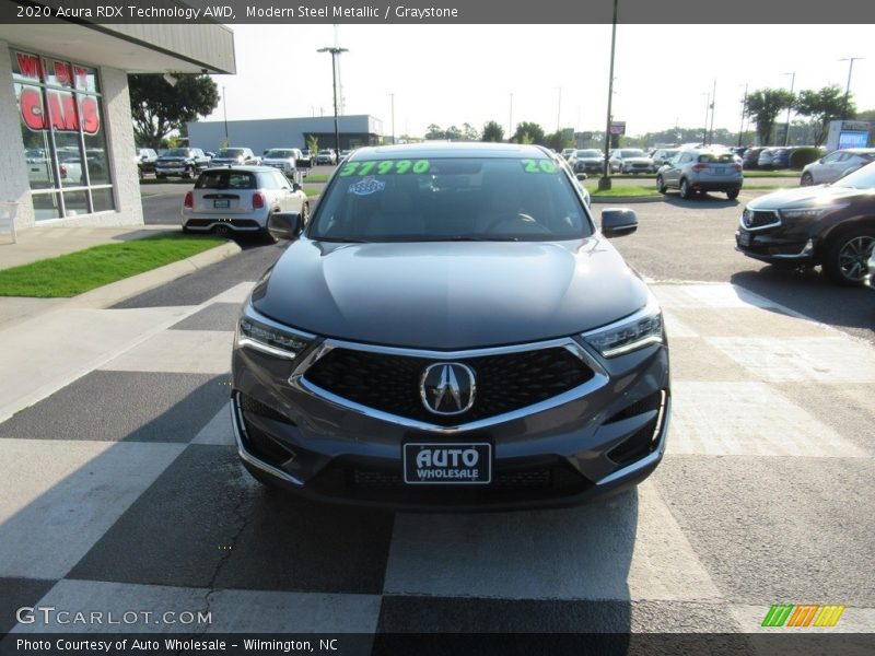 Modern Steel Metallic / Graystone 2020 Acura RDX Technology AWD