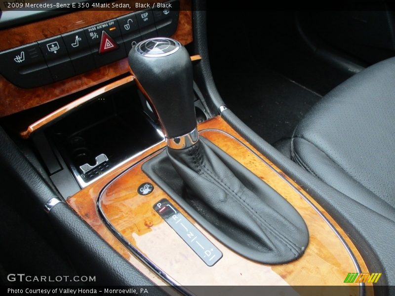 Black / Black 2009 Mercedes-Benz E 350 4Matic Sedan