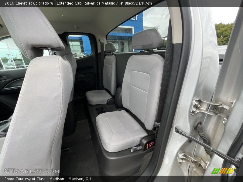 Silver Ice Metallic / Jet Black/Dark Ash 2016 Chevrolet Colorado WT Extended Cab