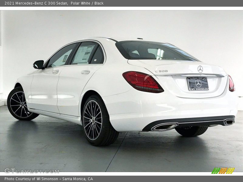 Polar White / Black 2021 Mercedes-Benz C 300 Sedan