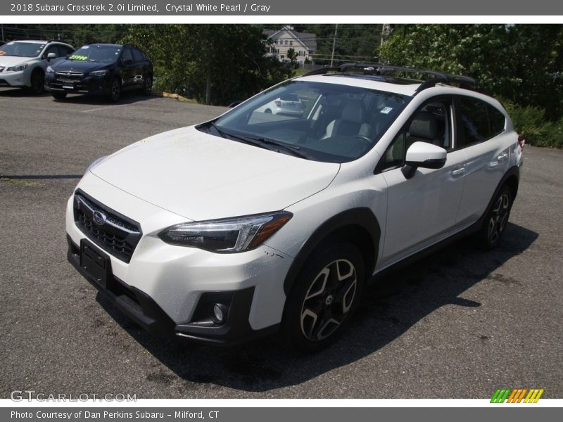 Crystal White Pearl / Gray 2018 Subaru Crosstrek 2.0i Limited