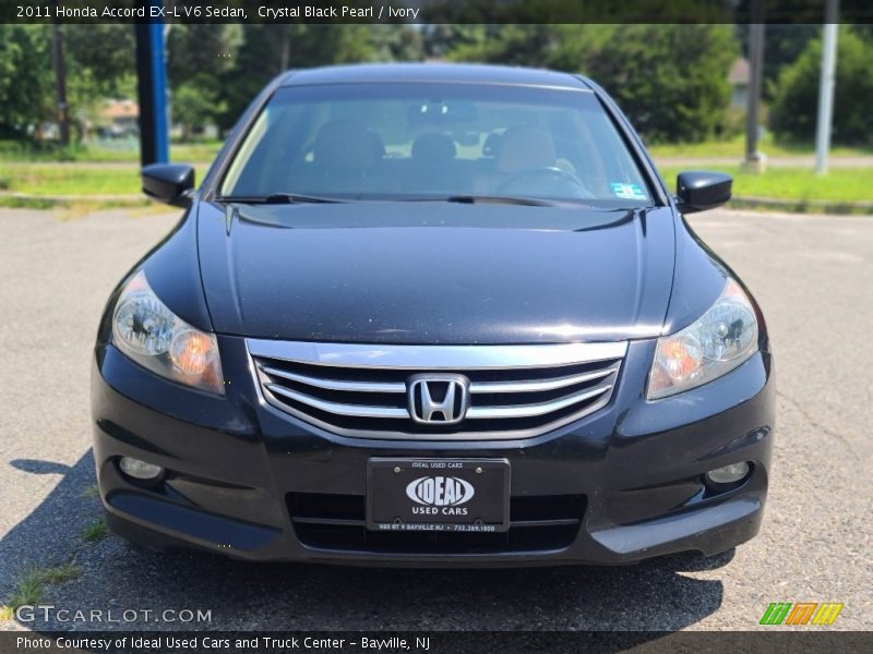 Crystal Black Pearl / Ivory 2011 Honda Accord EX-L V6 Sedan