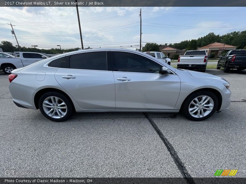 Silver Ice Metallic / Jet Black 2017 Chevrolet Malibu LT
