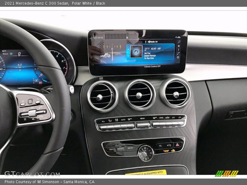Polar White / Black 2021 Mercedes-Benz C 300 Sedan