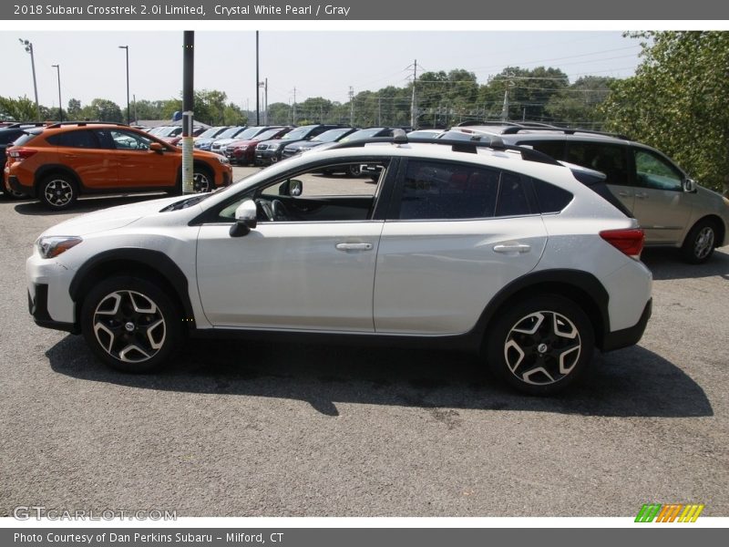 Crystal White Pearl / Gray 2018 Subaru Crosstrek 2.0i Limited