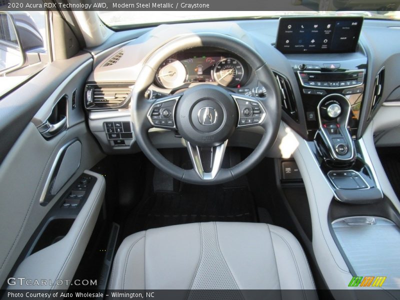 Modern Steel Metallic / Graystone 2020 Acura RDX Technology AWD