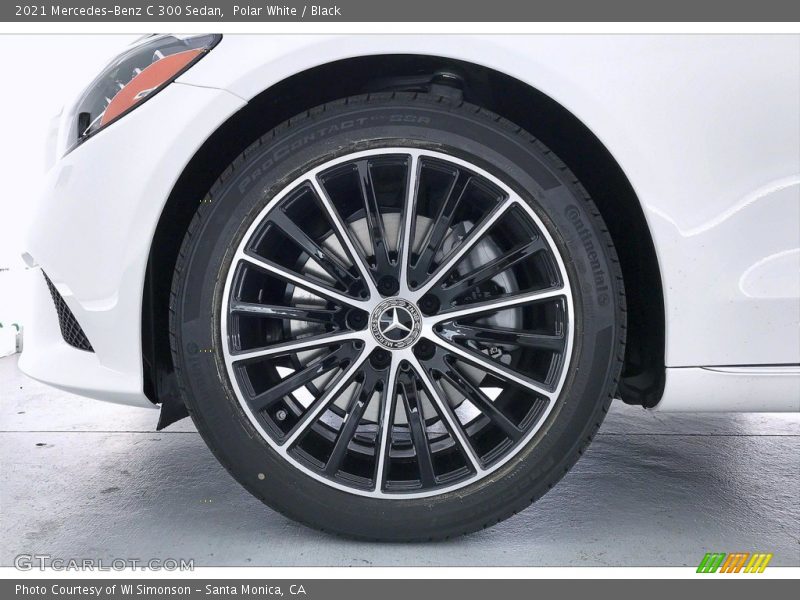 Polar White / Black 2021 Mercedes-Benz C 300 Sedan