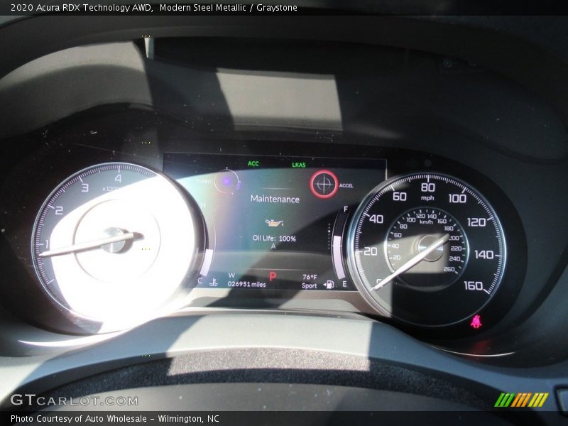 Modern Steel Metallic / Graystone 2020 Acura RDX Technology AWD