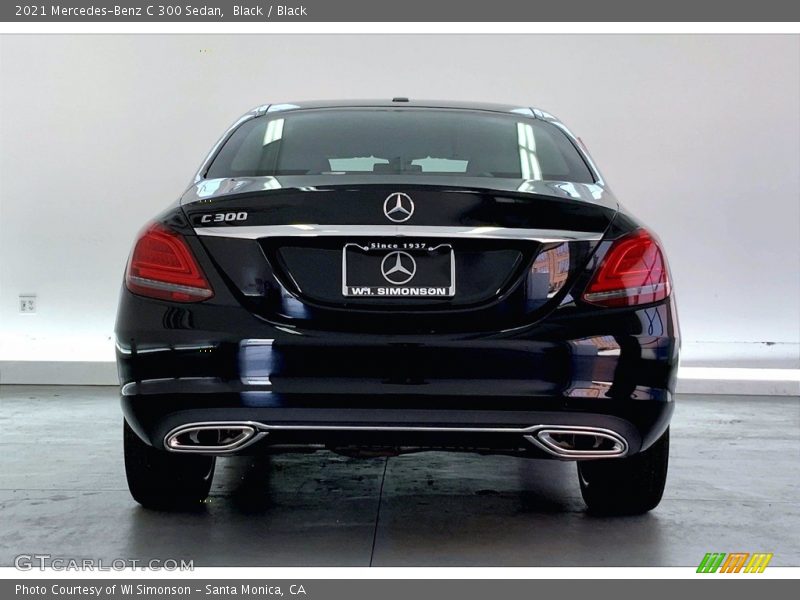 Black / Black 2021 Mercedes-Benz C 300 Sedan