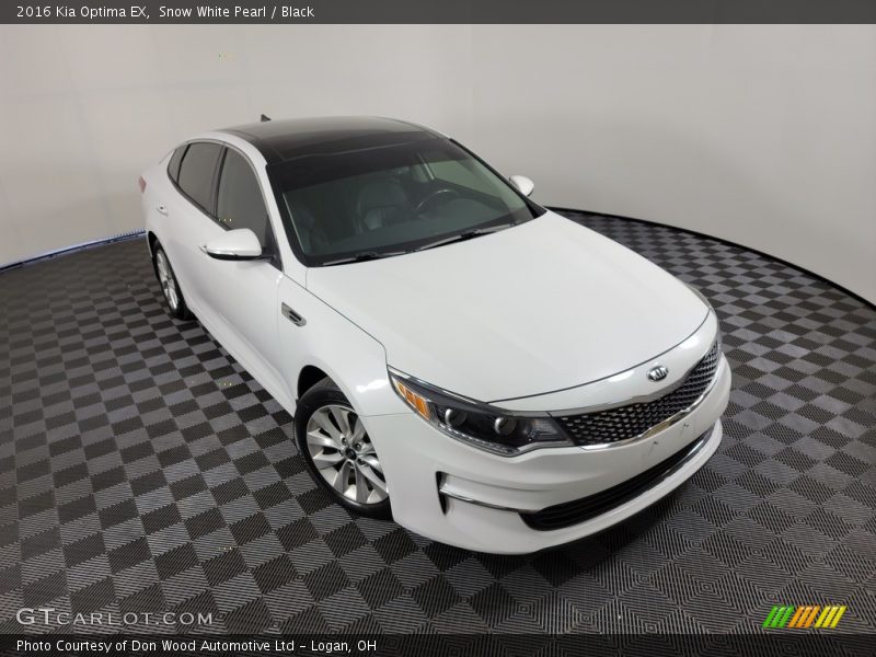 Snow White Pearl / Black 2016 Kia Optima EX