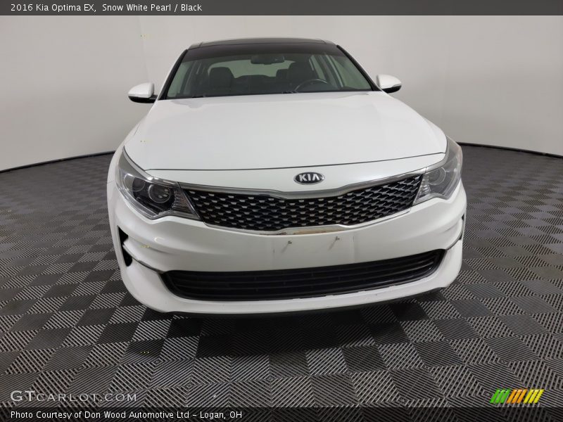 Snow White Pearl / Black 2016 Kia Optima EX