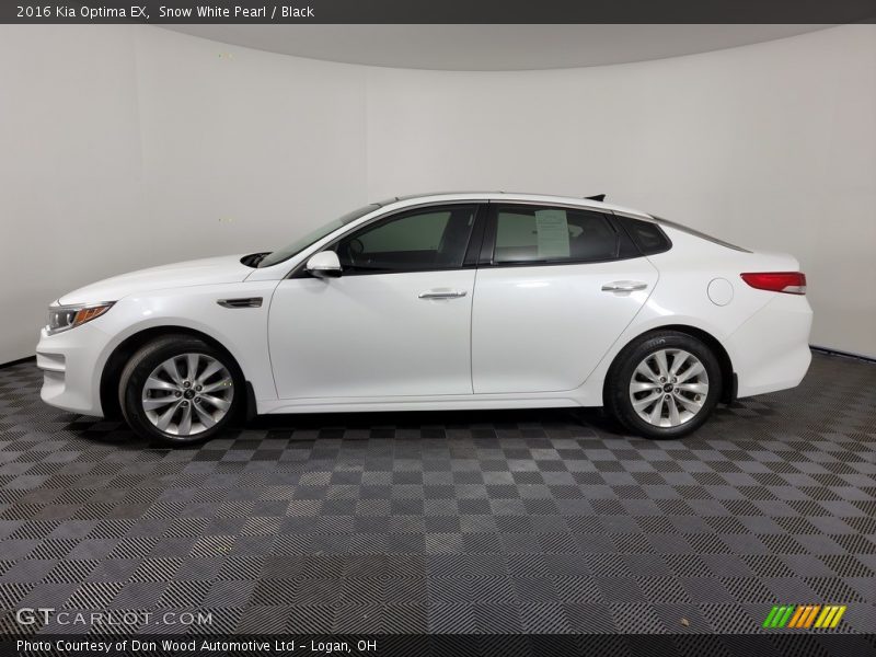 Snow White Pearl / Black 2016 Kia Optima EX