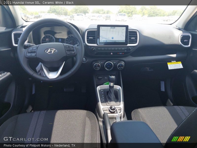 Ceramic White / Black 2021 Hyundai Venue SEL