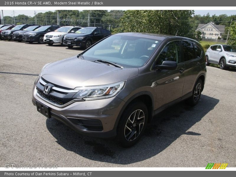 Modern Steel Metallic / Black 2016 Honda CR-V SE AWD