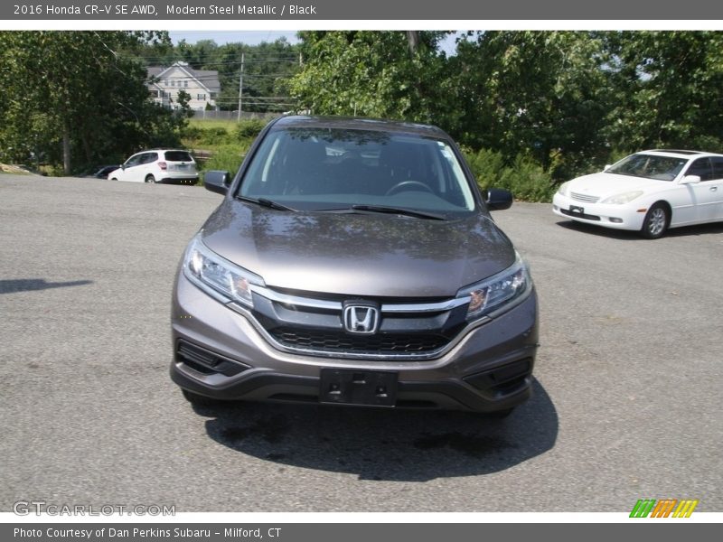 Modern Steel Metallic / Black 2016 Honda CR-V SE AWD