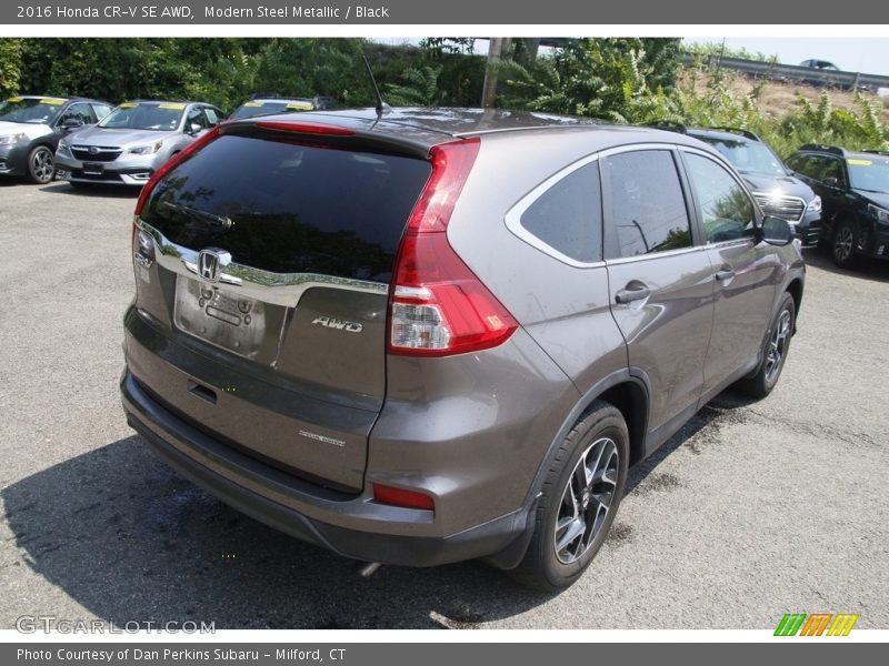 Modern Steel Metallic / Black 2016 Honda CR-V SE AWD