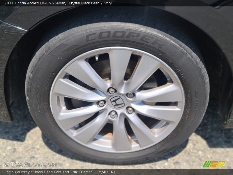 Crystal Black Pearl / Ivory 2011 Honda Accord EX-L V6 Sedan