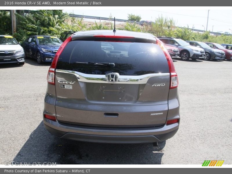 Modern Steel Metallic / Black 2016 Honda CR-V SE AWD
