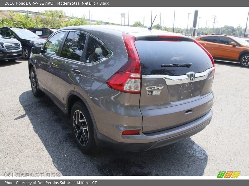 Modern Steel Metallic / Black 2016 Honda CR-V SE AWD