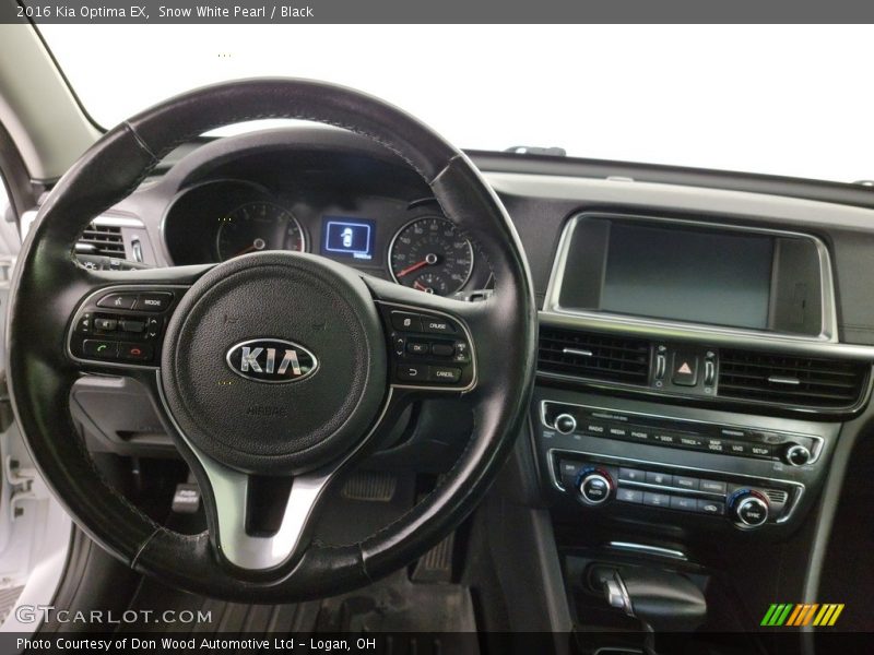 Snow White Pearl / Black 2016 Kia Optima EX