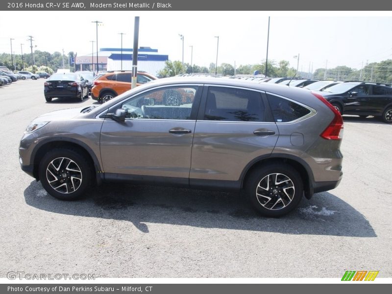 Modern Steel Metallic / Black 2016 Honda CR-V SE AWD