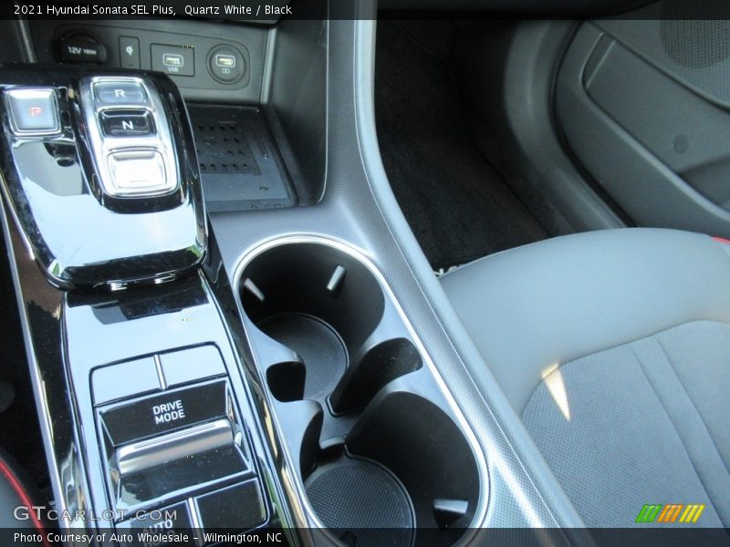 Quartz White / Black 2021 Hyundai Sonata SEL Plus