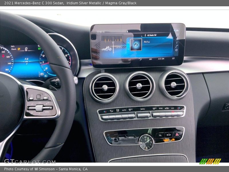 Controls of 2021 C 300 Sedan