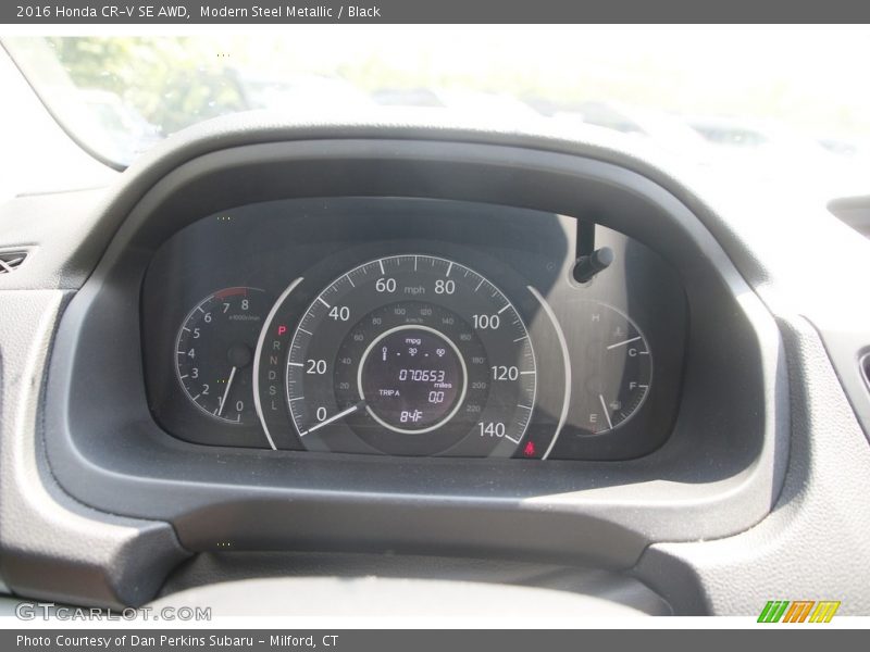 Modern Steel Metallic / Black 2016 Honda CR-V SE AWD