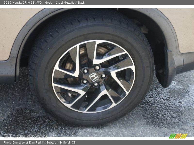 Modern Steel Metallic / Black 2016 Honda CR-V SE AWD