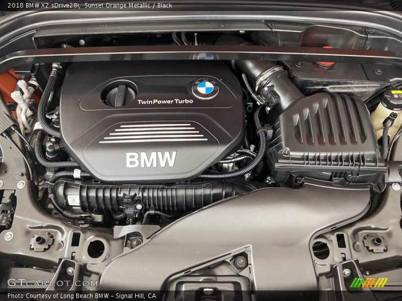  2018 X2 sDrive28i Engine - 2.0 Liter DI TwinPower Turbocharged DOHC 16-Valve VVT 4 Cylinder