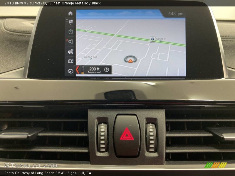 Sunset Orange Metallic / Black 2018 BMW X2 sDrive28i