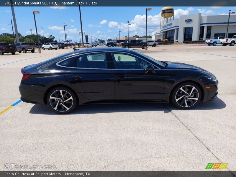Phantom Black / Black 2021 Hyundai Sonata SEL Plus