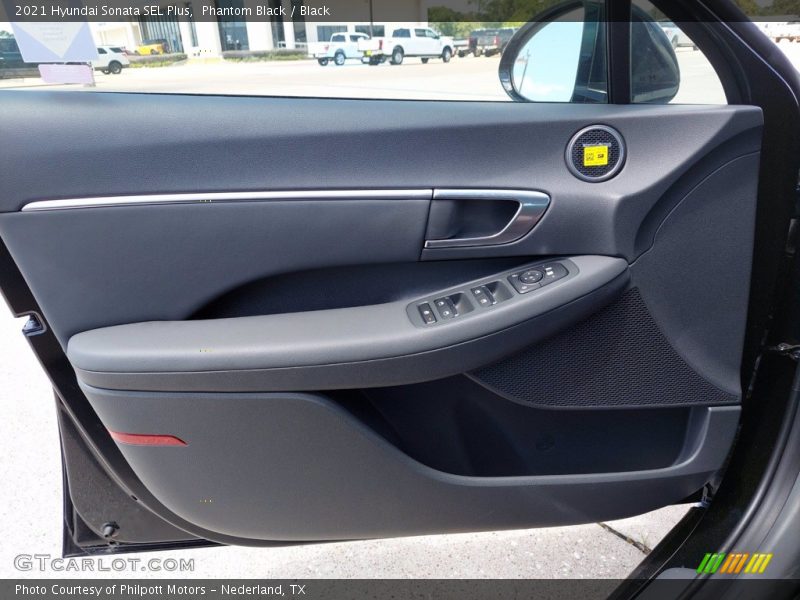 Phantom Black / Black 2021 Hyundai Sonata SEL Plus