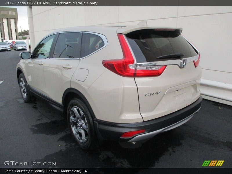 Sandstorm Metallic / Ivory 2019 Honda CR-V EX AWD