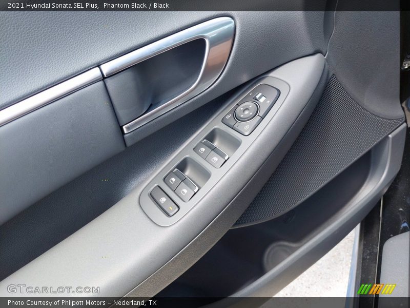 Phantom Black / Black 2021 Hyundai Sonata SEL Plus