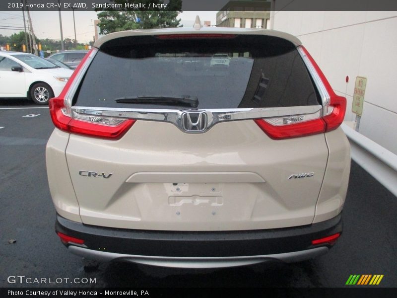 Sandstorm Metallic / Ivory 2019 Honda CR-V EX AWD