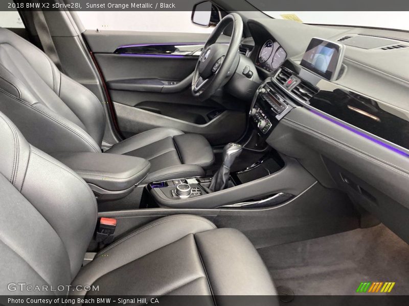 Sunset Orange Metallic / Black 2018 BMW X2 sDrive28i