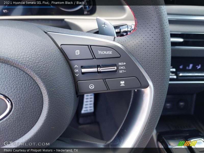 Phantom Black / Black 2021 Hyundai Sonata SEL Plus