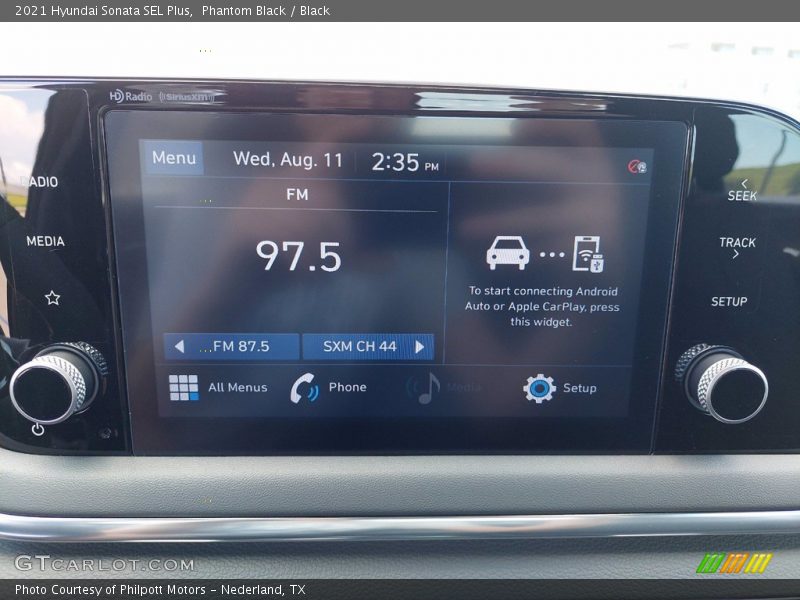 Phantom Black / Black 2021 Hyundai Sonata SEL Plus