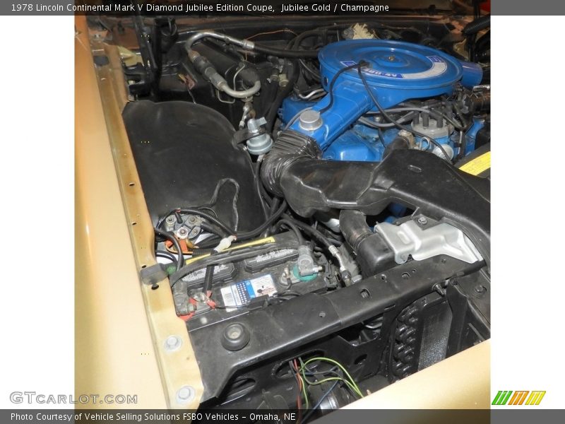  1978 Continental Mark V Diamond Jubilee Edition Coupe Engine - 460 cid OHV 16-Valve V8