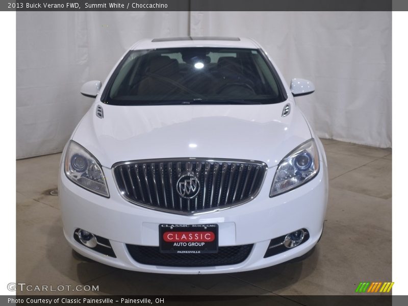 Summit White / Choccachino 2013 Buick Verano FWD