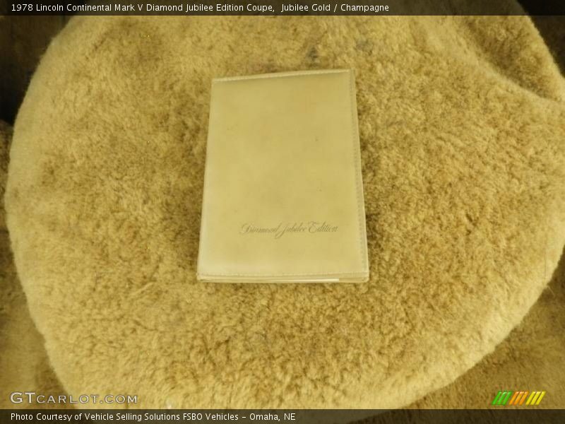 Books/Manuals of 1978 Continental Mark V Diamond Jubilee Edition Coupe